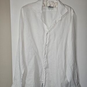 Greek Island Breeze 100% Linen Top